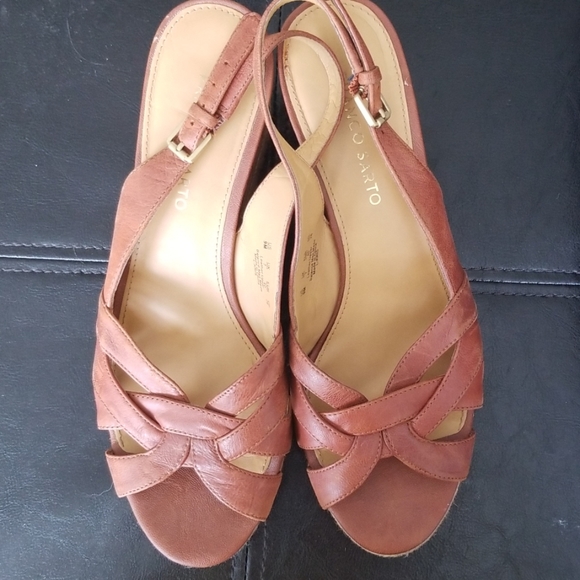 Franco Sarto Espadrille wedge sandals - Picture 3 of 4